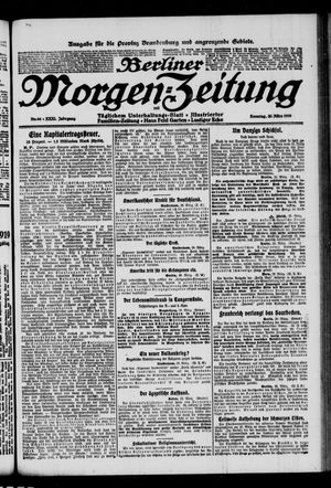 Berliner Morgenzeitung on Mar 30, 1919