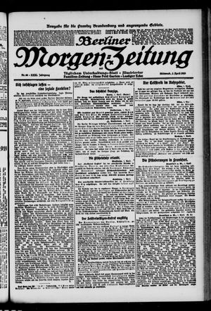 Berliner Morgen-Zeitung vom 02.04.1919