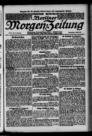 Berliner Morgenzeitung vom 03.04.1919