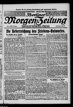 Berliner Morgen-Zeitung vom 08.05.1919