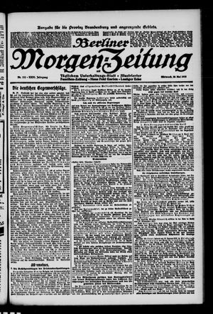 Berliner Morgen-Zeitung vom 28.05.1919
