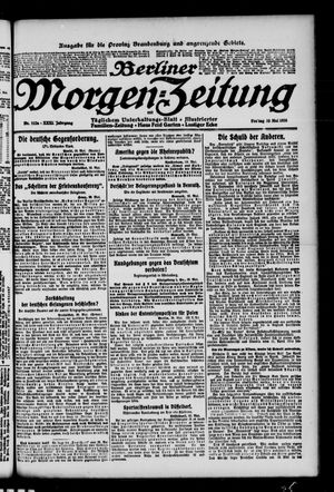 Berliner Morgen-Zeitung on May 30, 1919