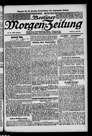 Berliner Morgen-Zeitung vom 01.06.1919