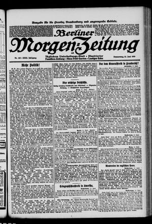 Berliner Morgen-Zeitung vom 12.06.1919