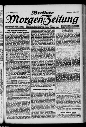 Berliner Morgen-Zeitung vom 14.06.1919
