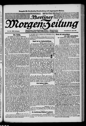 Berliner Morgen-Zeitung vom 21.06.1919