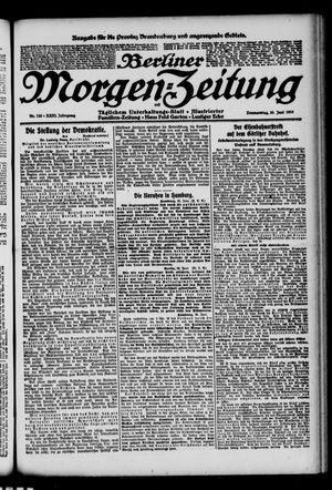 Berliner Morgen-Zeitung vom 26.06.1919