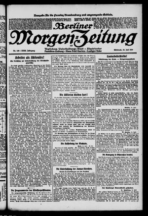 Berliner Morgen-Zeitung vom 16.07.1919