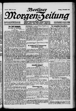 Berliner Morgen-Zeitung vom 07.11.1919