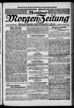 Berliner Morgen-Zeitung vom 04.12.1919