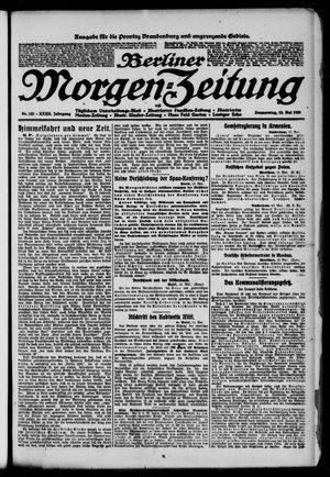 Berliner Morgen-Zeitung on May 13, 1920