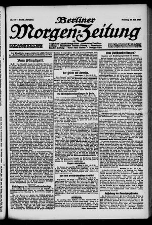 Berliner Morgen-Zeitung vom 23.05.1920