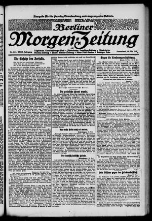 Berliner Morgen-Zeitung vom 29.05.1920
