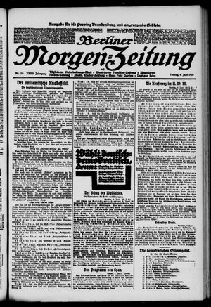 Berliner Morgen-Zeitung vom 04.06.1920