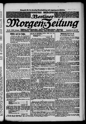 Berliner Morgen-Zeitung on Jun 12, 1920