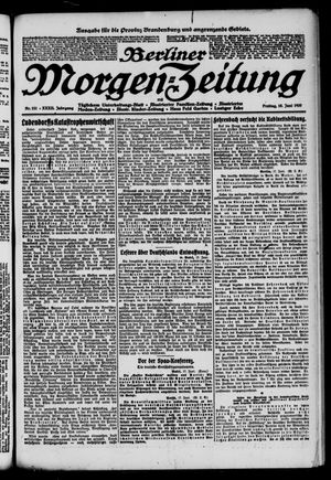 Berliner Morgen-Zeitung vom 18.06.1920