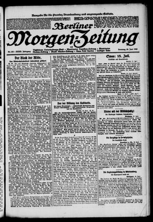 Berliner Morgen-Zeitung vom 20.06.1920