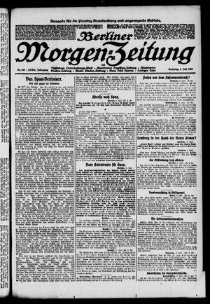 Berliner Morgen-Zeitung vom 04.07.1920