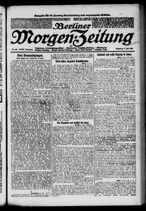 Berliner Morgen-Zeitung vom 06.07.1920