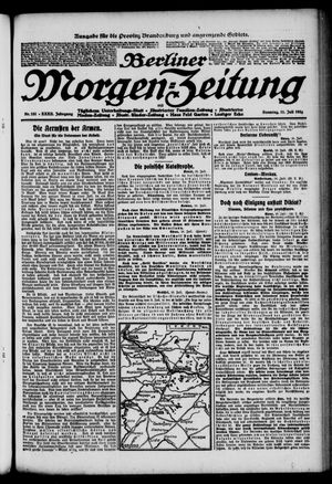 Berliner Morgen-Zeitung vom 11.07.1920