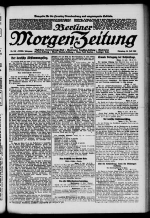 Berliner Morgen-Zeitung vom 13.07.1920