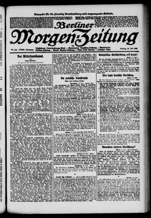 Berliner Morgen-Zeitung vom 16.07.1920
