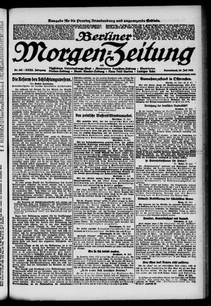 Berliner Morgen-Zeitung vom 24.07.1920