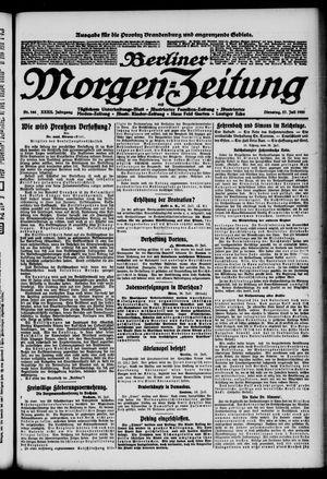 Berliner Morgen-Zeitung on Jul 27, 1920