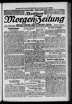 Berliner Morgen-Zeitung vom 17.08.1920