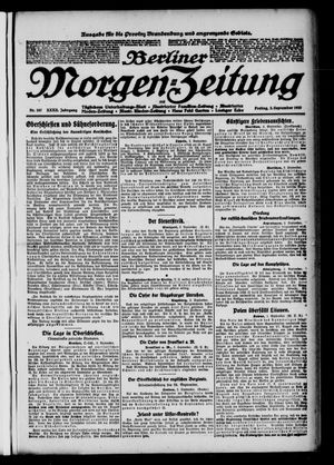 Berliner Morgen-Zeitung vom 03.09.1920