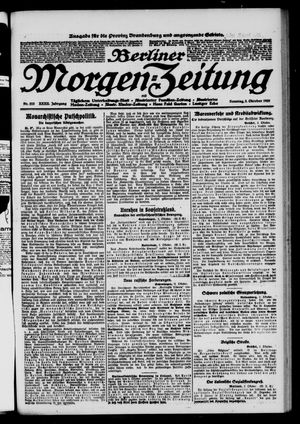 Berliner Morgen-Zeitung on Oct 3, 1920