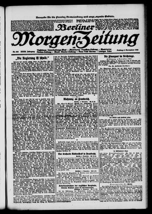 Berliner Morgen-Zeitung vom 05.11.1920