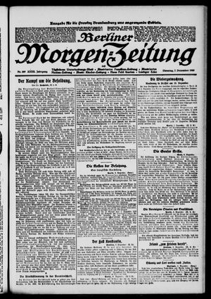 Berliner Morgen-Zeitung vom 07.12.1920
