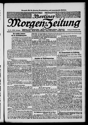 Berliner Morgen-Zeitung vom 10.12.1920