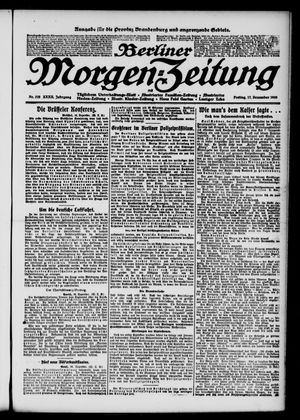 Berliner Morgen-Zeitung vom 17.12.1920