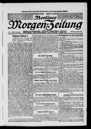 Berliner Morgen-Zeitung on Jan 4, 1921