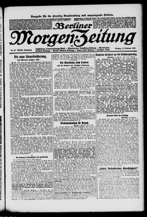Berliner Morgen-Zeitung vom 11.02.1921