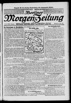 Berliner Morgen-Zeitung on Mar 23, 1921