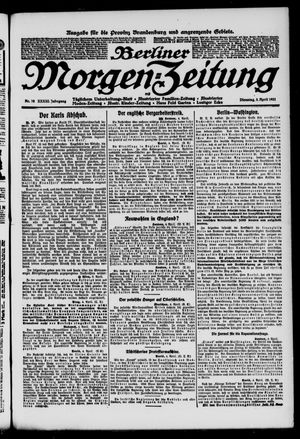 Berliner Morgen-Zeitung vom 05.04.1921