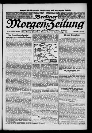 Berliner Morgen-Zeitung on May 4, 1921