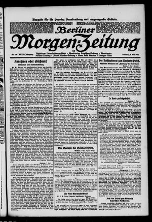 Berliner Morgen-Zeitung vom 08.05.1921