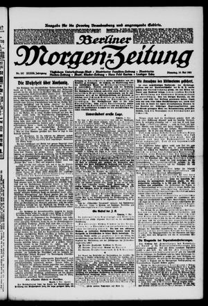Berliner Morgen-Zeitung on May 10, 1921