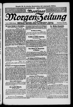 Berliner Morgen-Zeitung vom 02.06.1921