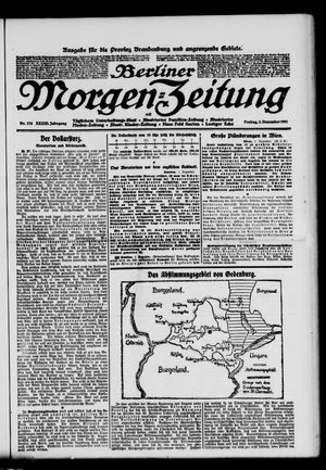 Berliner Morgen-Zeitung vom 02.12.1921