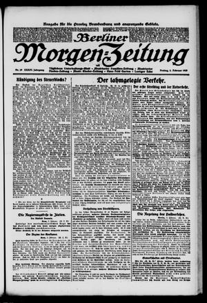 Berliner Morgen-Zeitung vom 03.02.1922