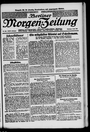 Berliner Morgen-Zeitung vom 06.06.1922