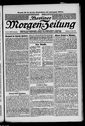 Berliner Morgen-Zeitung vom 13.06.1922