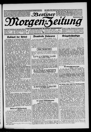 Berliner Morgen-Zeitung vom 18.11.1922