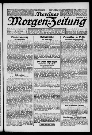 Berliner Morgen-Zeitung vom 22.12.1922