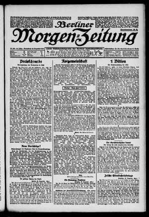 Berliner Morgen-Zeitung vom 23.12.1922